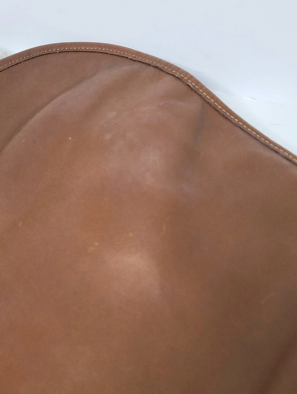 Genuine Leather Two-Tone Unisex Messenger Bag